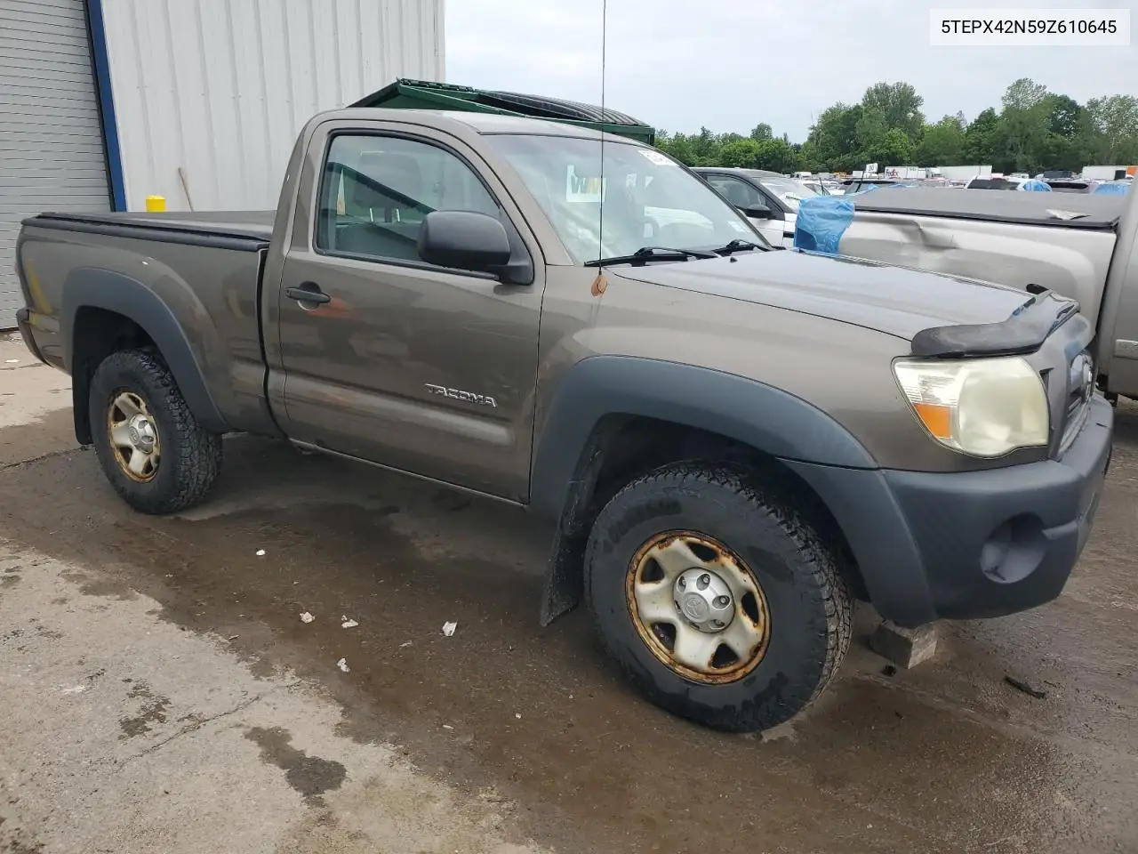 2009 Toyota Tacoma VIN: 5TEPX42N59Z610645 Lot: 60364825