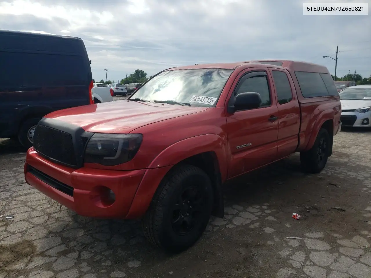 2009 Toyota Tacoma Access Cab VIN: 5TEUU42N79Z650821 Lot: 62543715