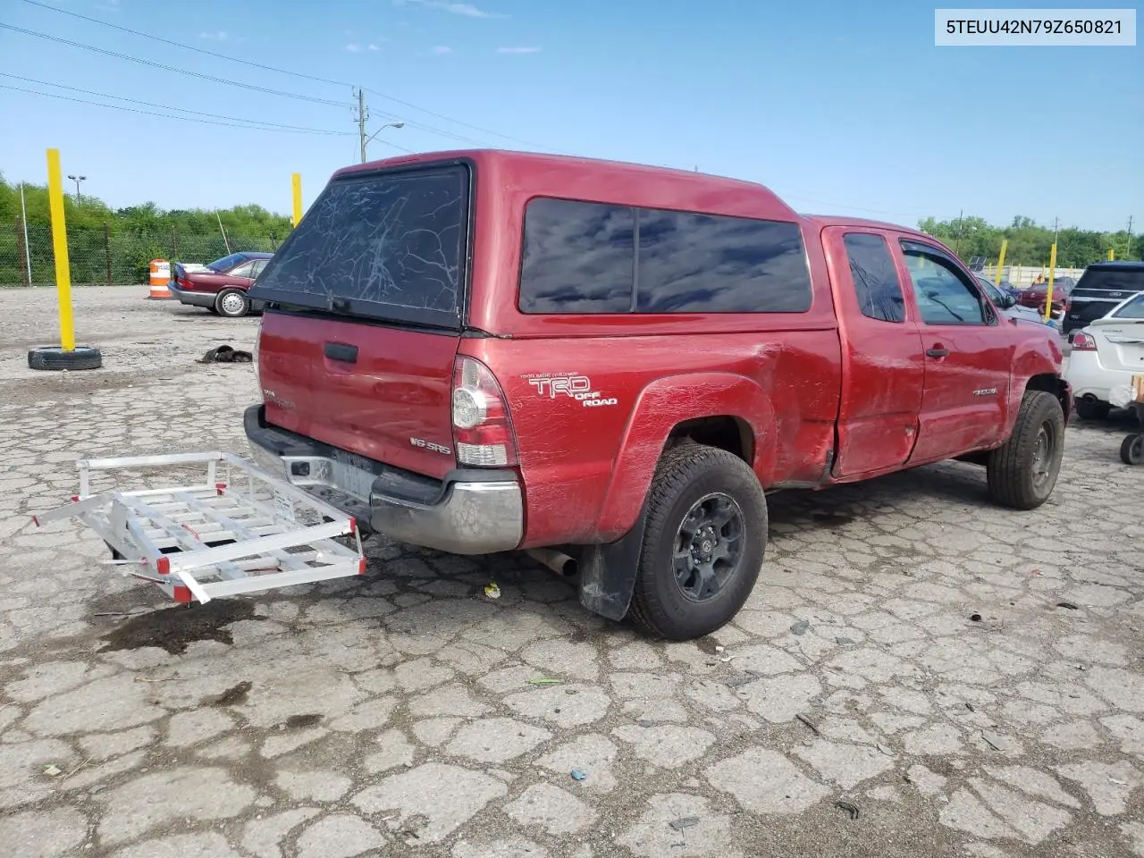 2009 Toyota Tacoma Access Cab VIN: 5TEUU42N79Z650821 Lot: 62543715