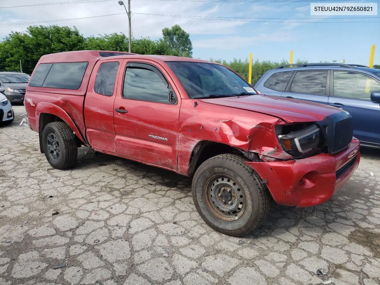 2009 Toyota Tacoma Access Cab VIN: 5TEUU42N79Z650821 Lot: 62543715