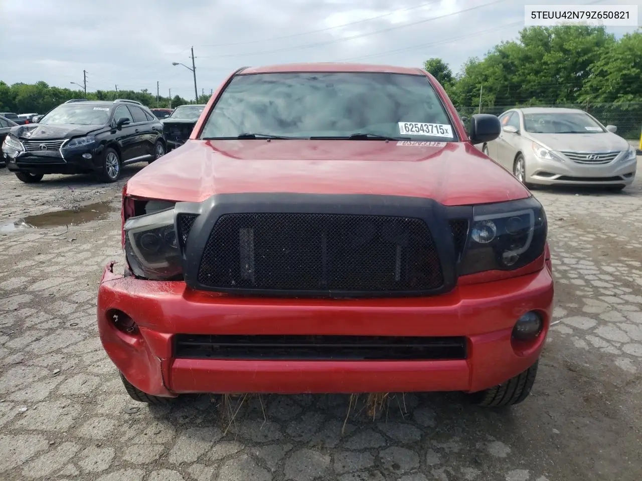 2009 Toyota Tacoma Access Cab VIN: 5TEUU42N79Z650821 Lot: 62543715