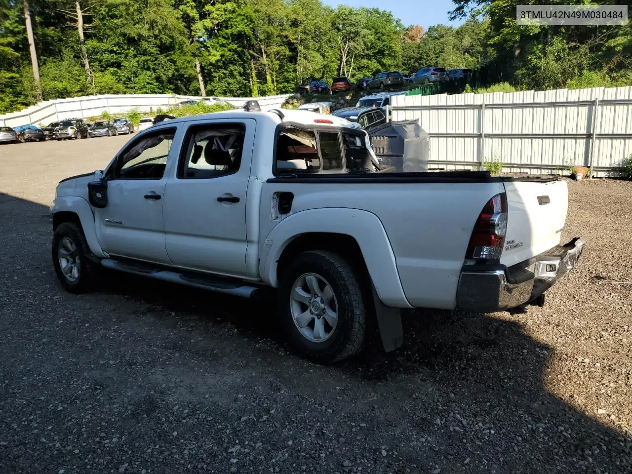 2009 Toyota Tacoma Double Cab VIN: 3TMLU42N49M030484 Lot: 62582015