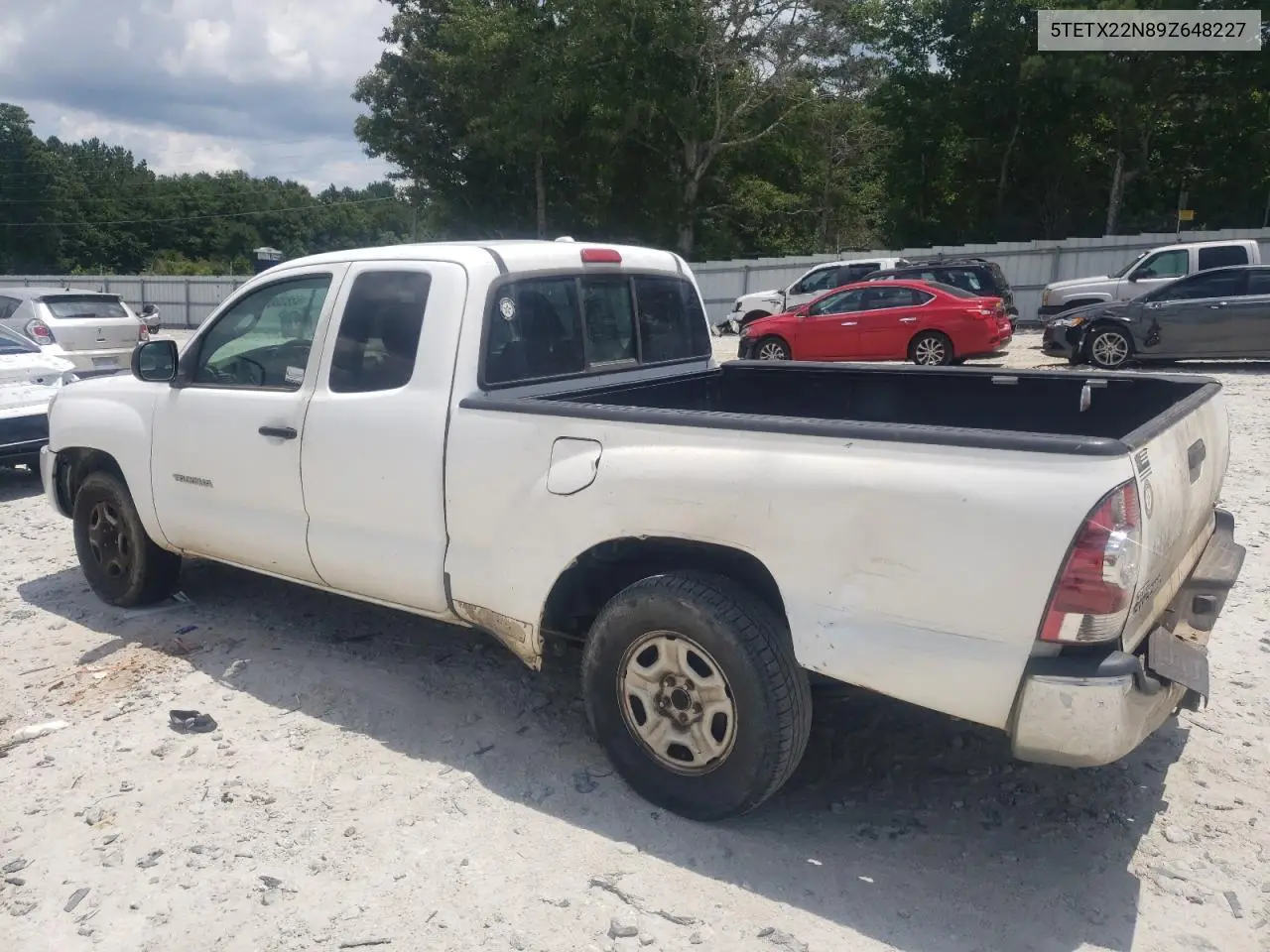 2009 Toyota Tacoma Access Cab VIN: 5TETX22N89Z648227 Lot: 62833055