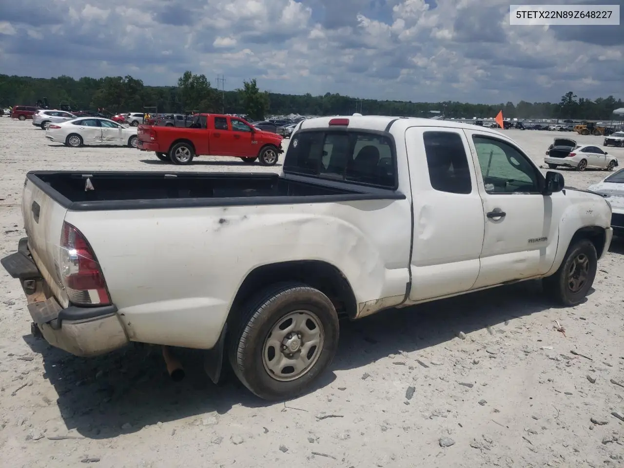 2009 Toyota Tacoma Access Cab VIN: 5TETX22N89Z648227 Lot: 62833055