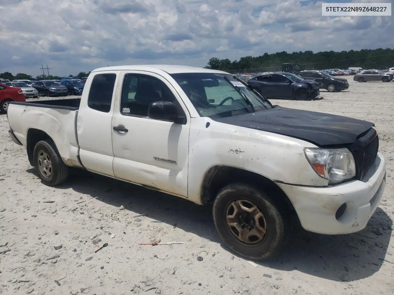 2009 Toyota Tacoma Access Cab VIN: 5TETX22N89Z648227 Lot: 62833055