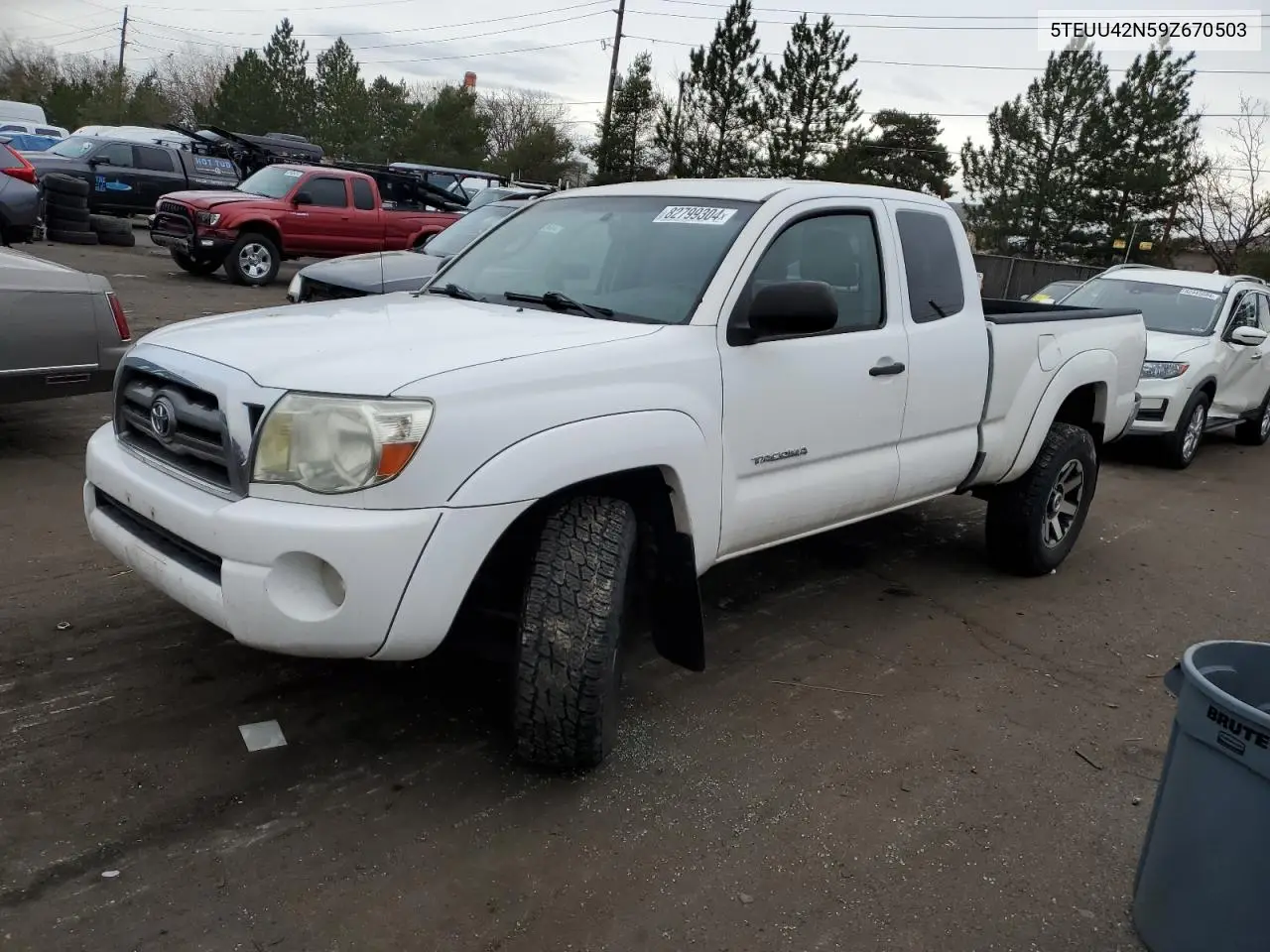 2009 Toyota Tacoma Access Cab VIN: 5TEUU42N59Z670503 Lot: 82799304