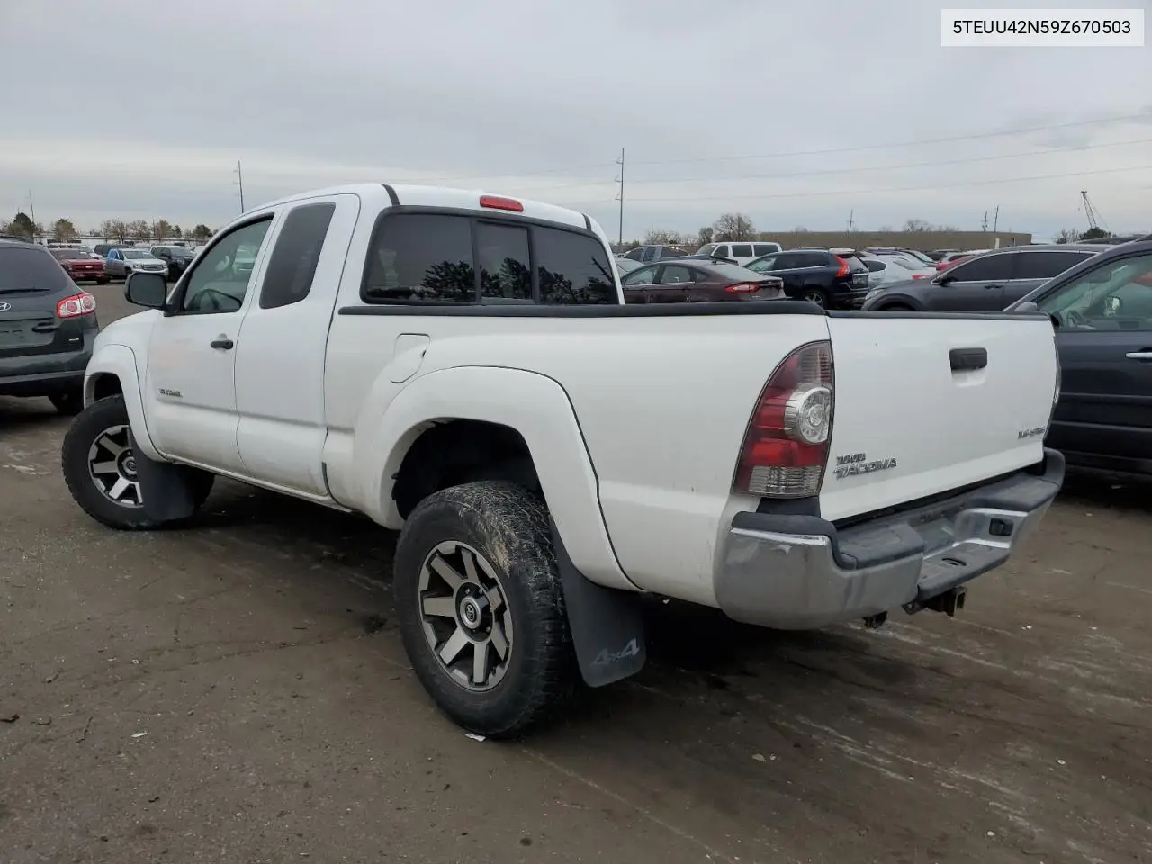 2009 Toyota Tacoma Access Cab VIN: 5TEUU42N59Z670503 Lot: 82799304