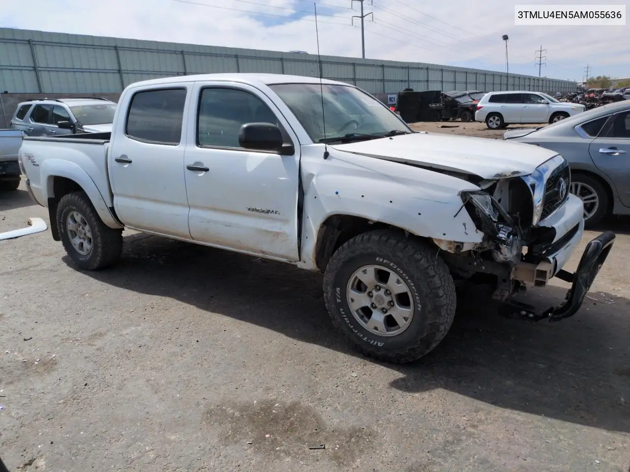 2010 Toyota Tacoma Double Cab VIN: 3TMLU4EN5AM055636 Lot: 55846285