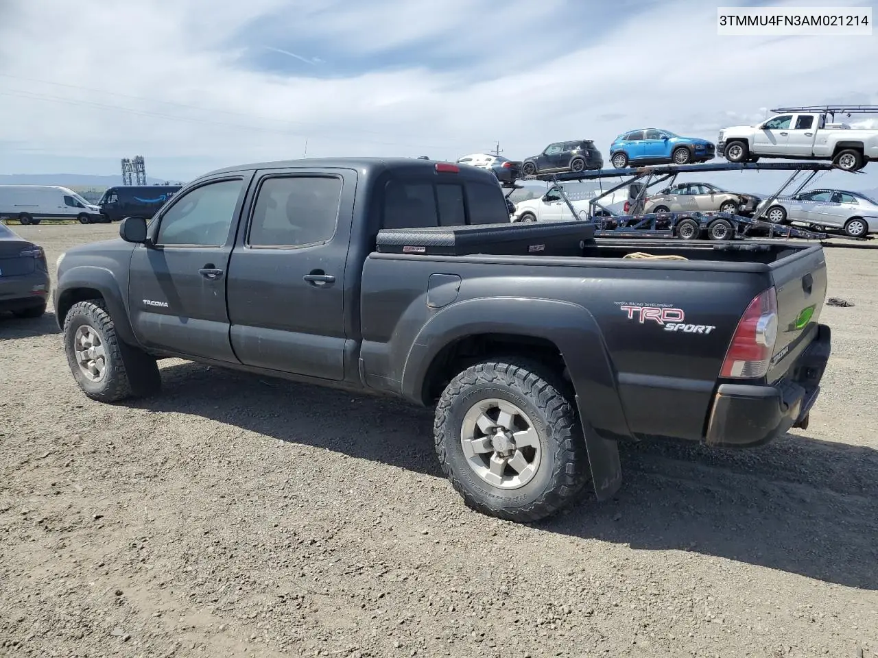 3tmmu4fn3am021214 3TMMU4FN3AM021214 2010 Toyota Tacoma Double Cab Long Bed