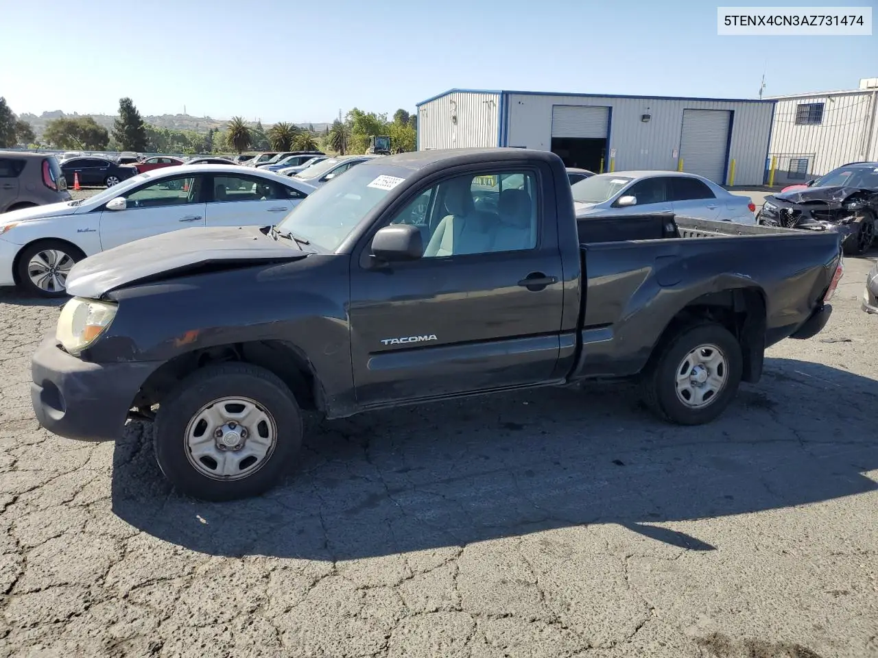 2010 Toyota Tacoma VIN: 5TENX4CN3AZ731474 Lot: 62569885