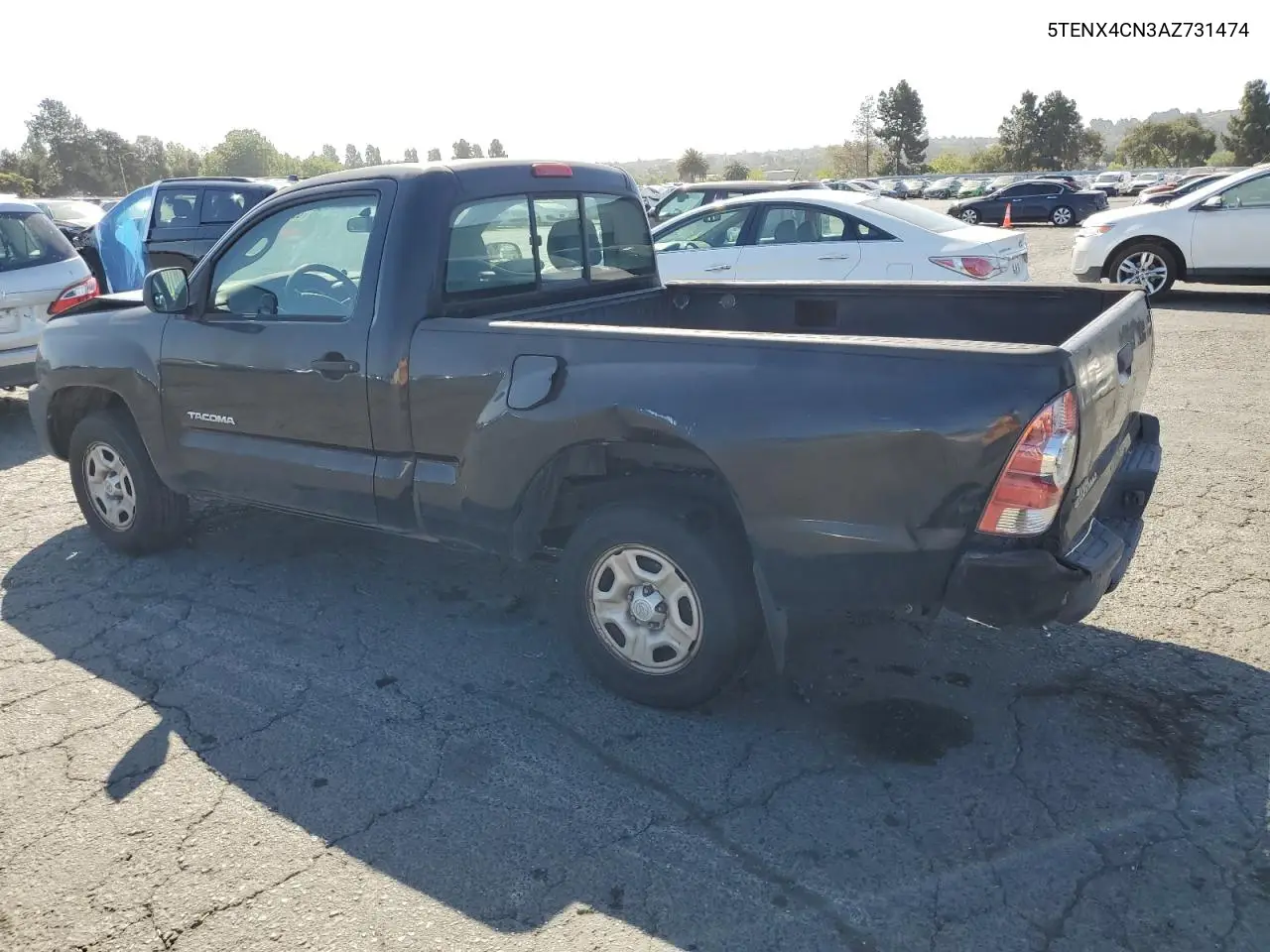 2010 Toyota Tacoma VIN: 5TENX4CN3AZ731474 Lot: 62569885