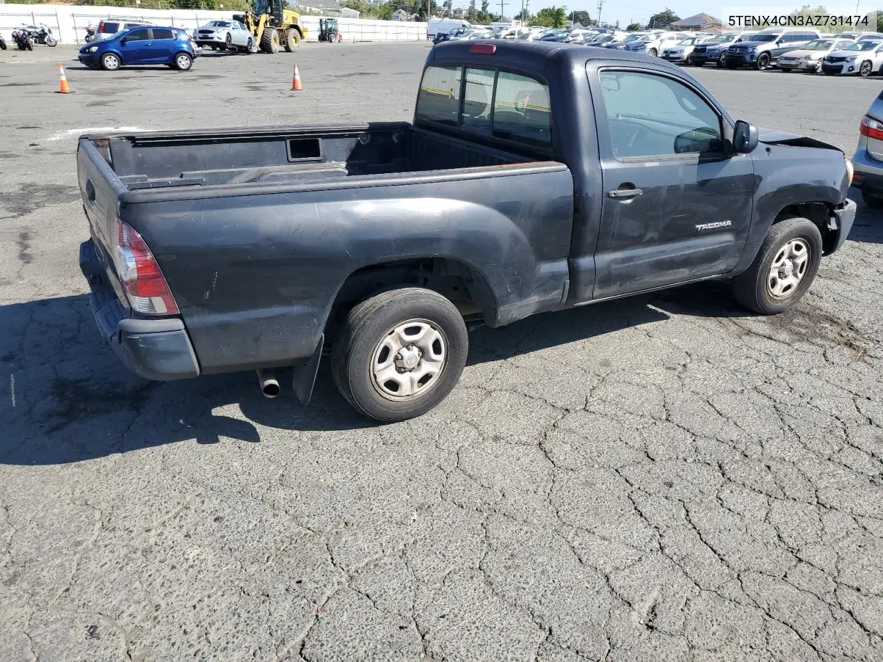2010 Toyota Tacoma VIN: 5TENX4CN3AZ731474 Lot: 62569885