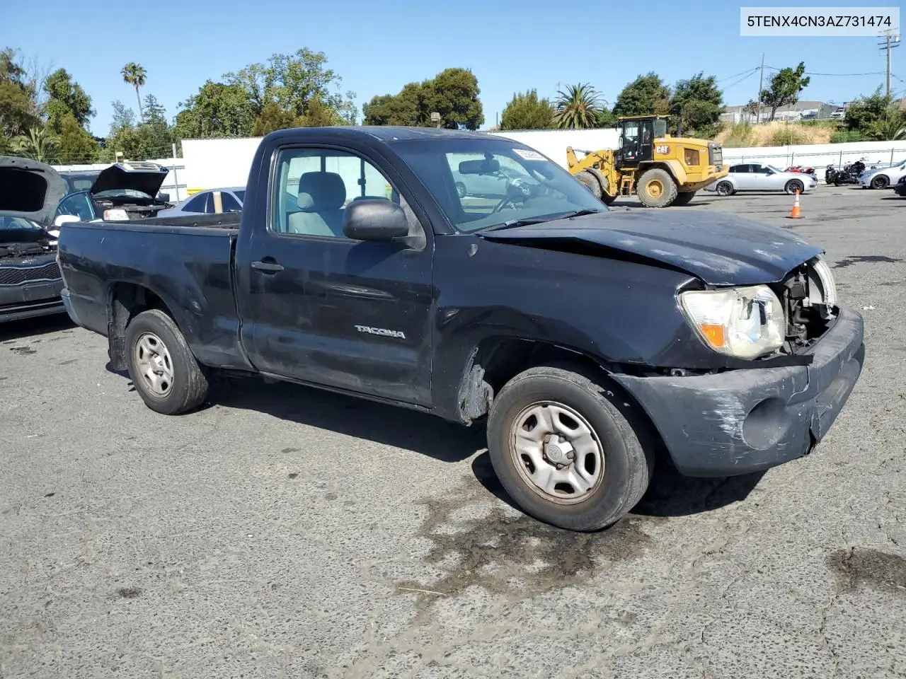 2010 Toyota Tacoma VIN: 5TENX4CN3AZ731474 Lot: 62569885