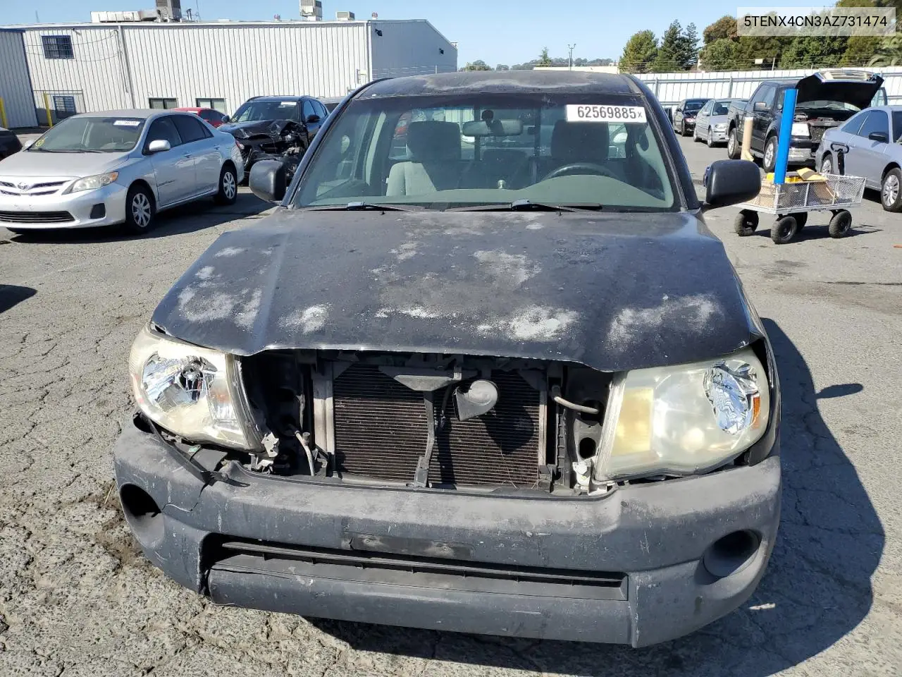 2010 Toyota Tacoma VIN: 5TENX4CN3AZ731474 Lot: 62569885