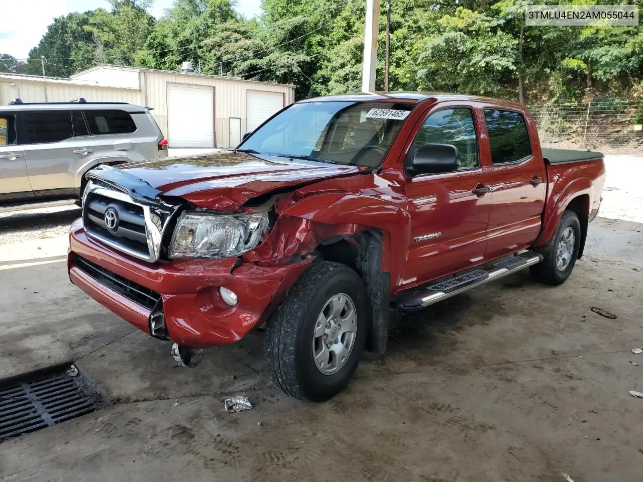2010 Toyota Tacoma Double Cab VIN: 3TMLU4EN2AM055044 Lot: 62591465
