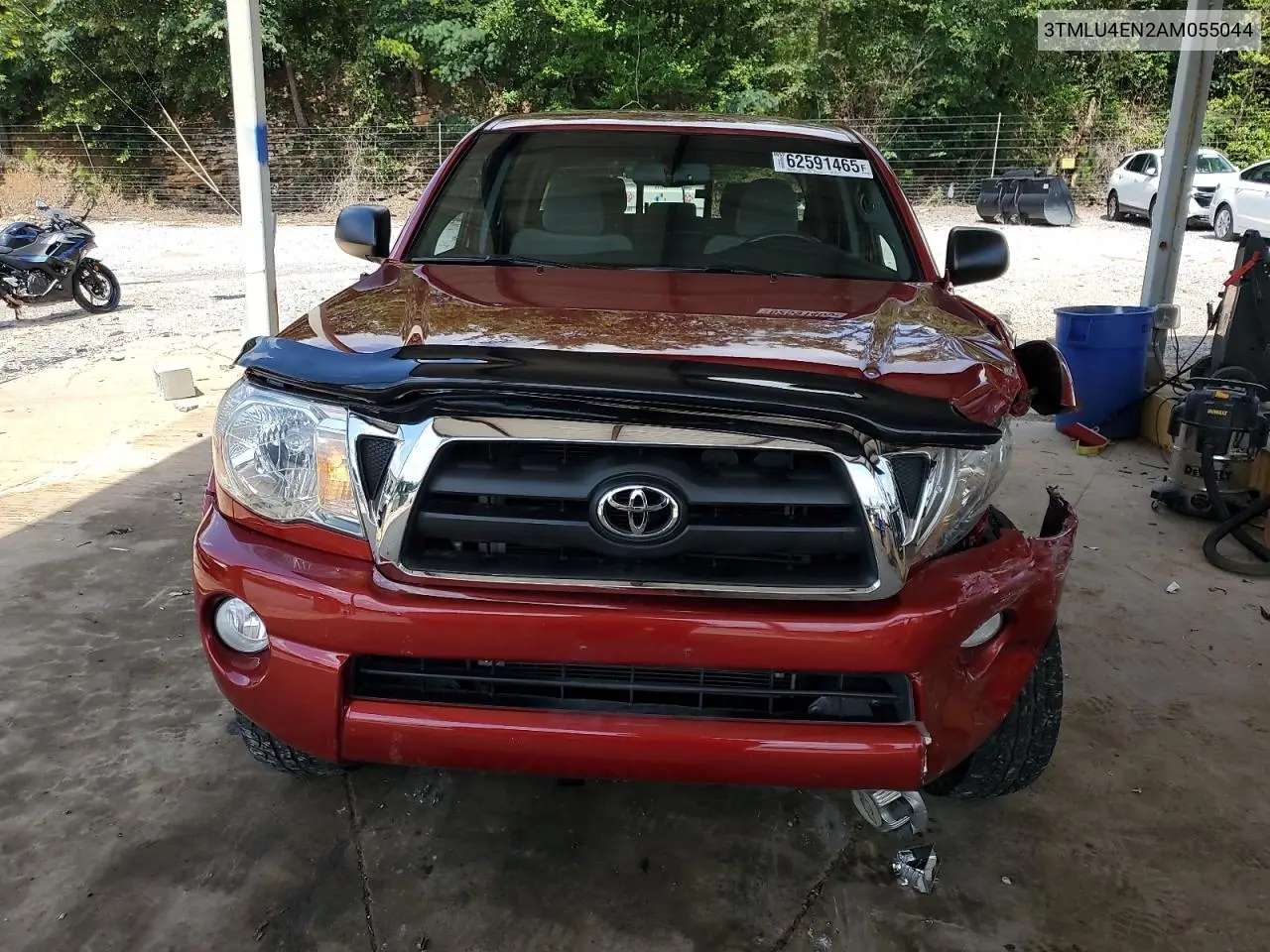 2010 Toyota Tacoma Double Cab VIN: 3TMLU4EN2AM055044 Lot: 62591465