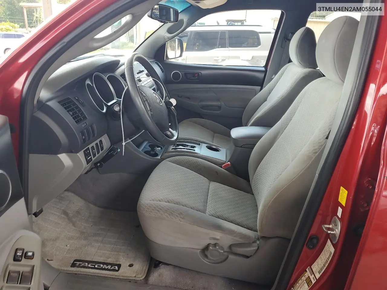 2010 Toyota Tacoma Double Cab VIN: 3TMLU4EN2AM055044 Lot: 62591465