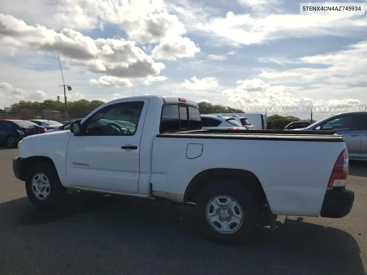 2010 Toyota Tacoma VIN: 5TENX4CN4AZ745934 Lot: 62604015