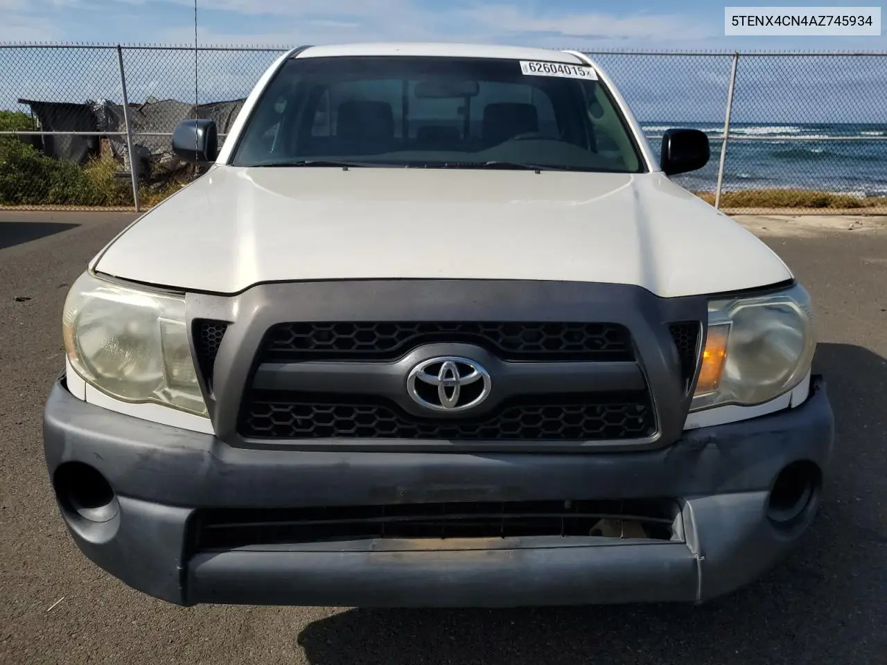 2010 Toyota Tacoma VIN: 5TENX4CN4AZ745934 Lot: 62604015