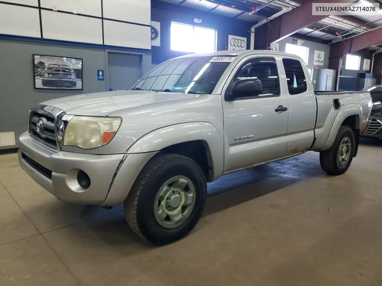 2010 Toyota Tacoma Access Cab VIN: 5TEUX4EN8AZ714078 Lot: 63650775