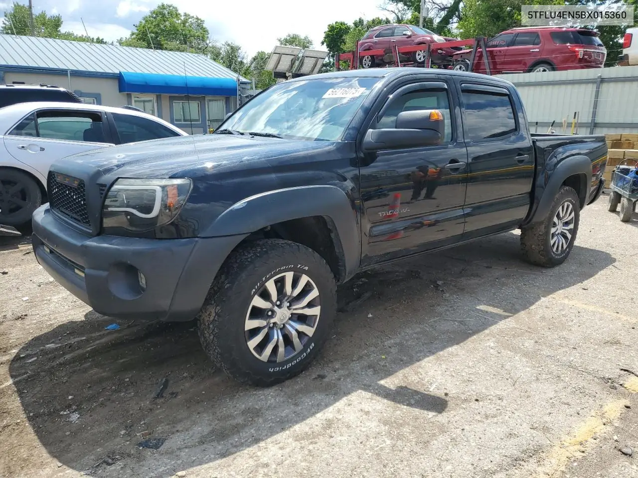 2011 Toyota Tacoma Double Cab VIN: 5TFLU4EN5BX015360 Lot: 56216075