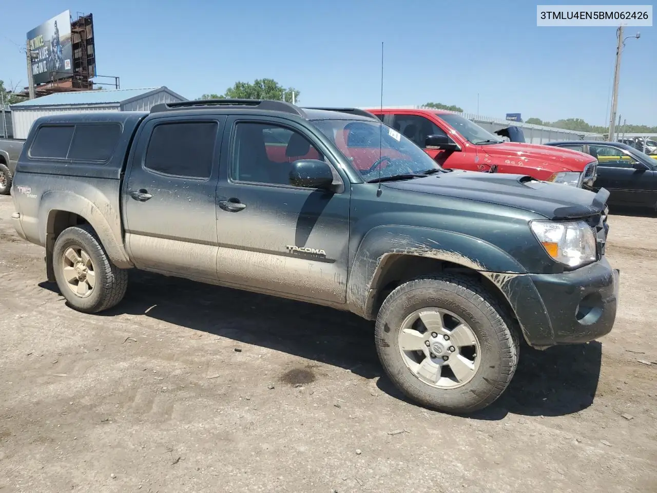 2011 Toyota Tacoma Double Cab VIN: 3TMLU4EN5BM062426 Lot: 56662325