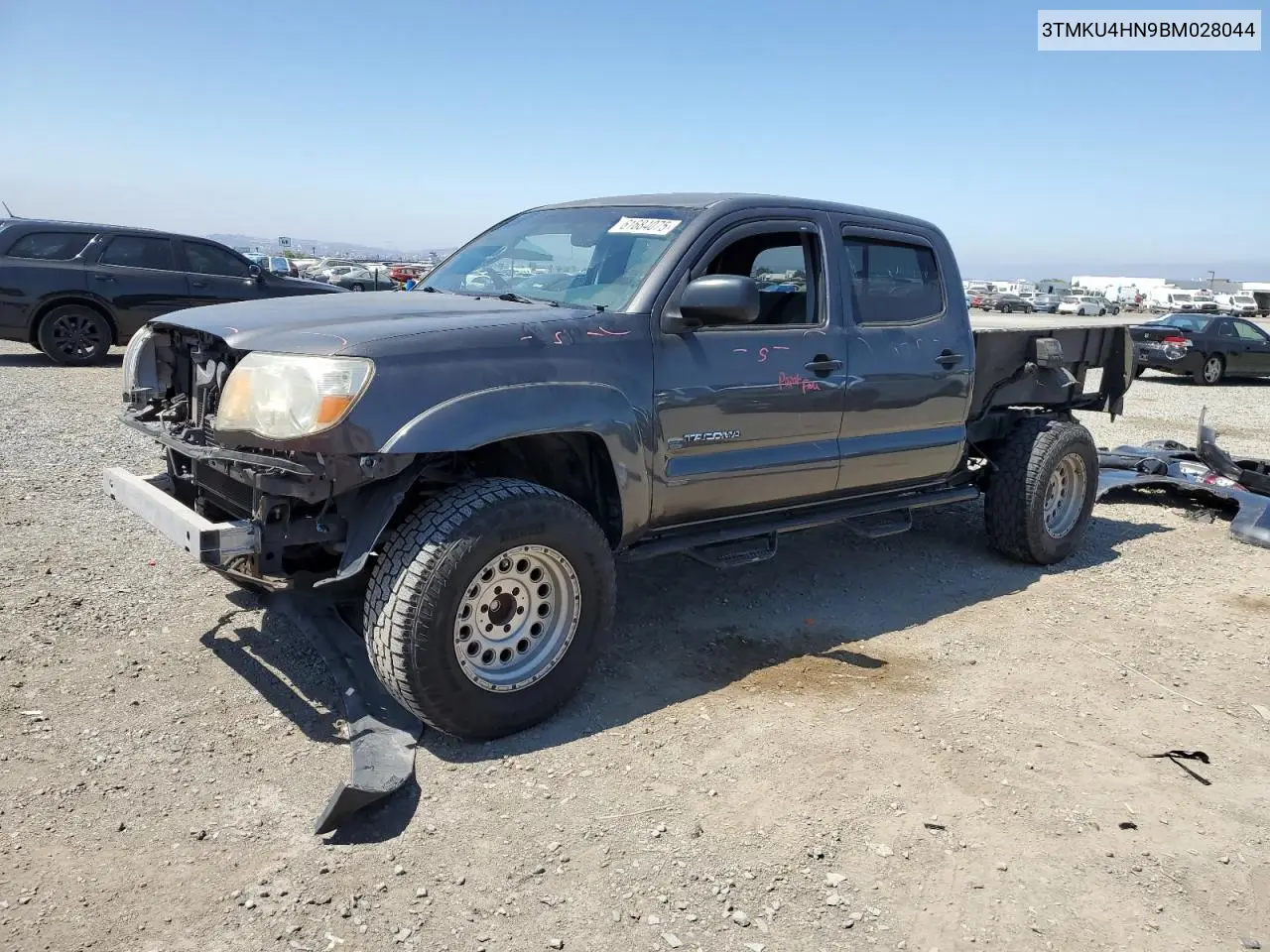 2011 Toyota Tacoma Double Cab Prerunner Long Bed VIN: 3TMKU4HN9BM028044 Lot: 61684075