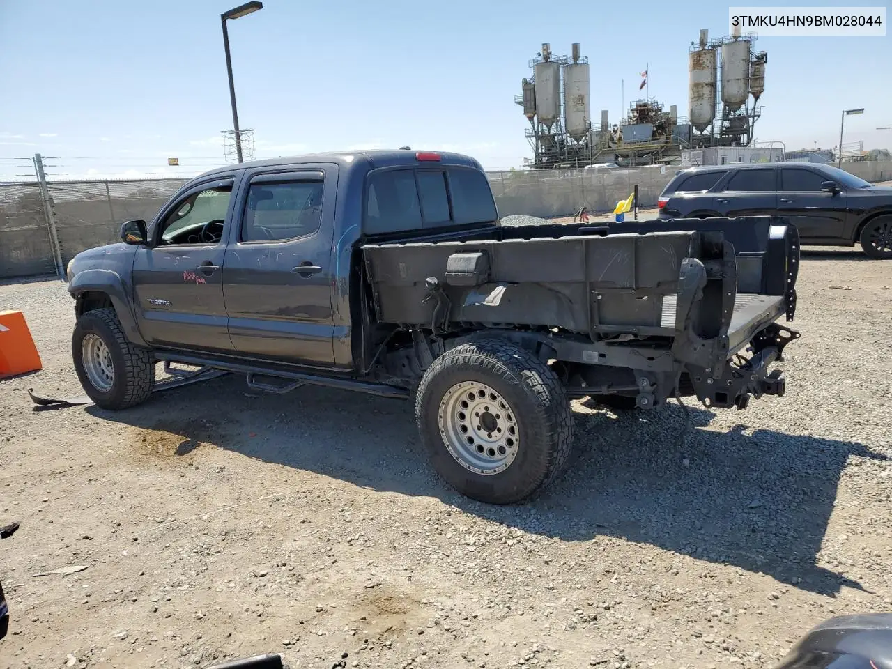 2011 Toyota Tacoma Double Cab Prerunner Long Bed VIN: 3TMKU4HN9BM028044 Lot: 61684075