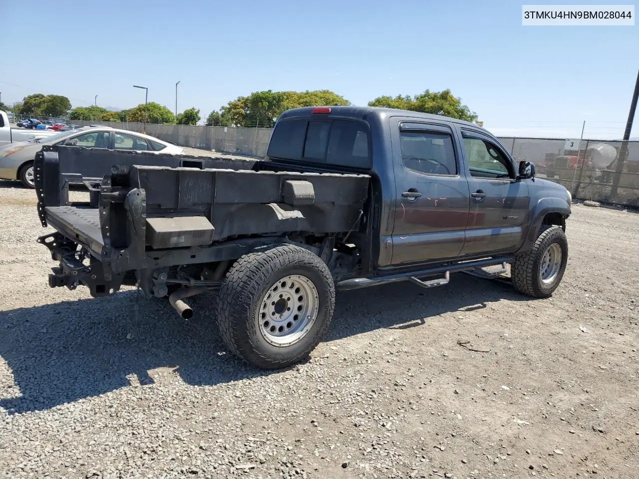 2011 Toyota Tacoma Double Cab Prerunner Long Bed VIN: 3TMKU4HN9BM028044 Lot: 61684075