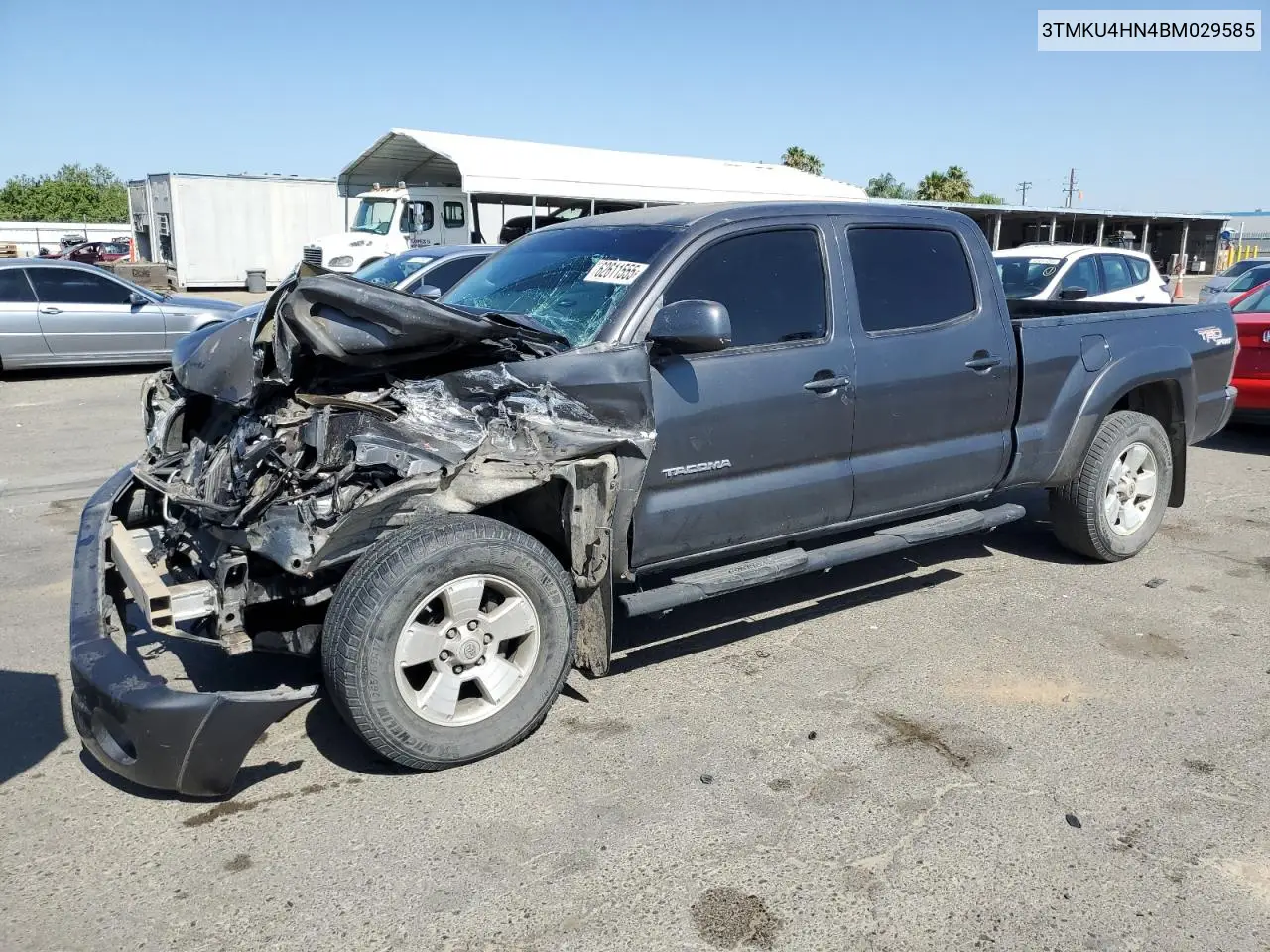 2011 Toyota Tacoma Double Cab Prerunner Long Bed VIN: 3TMKU4HN4BM029585 Lot: 62611555