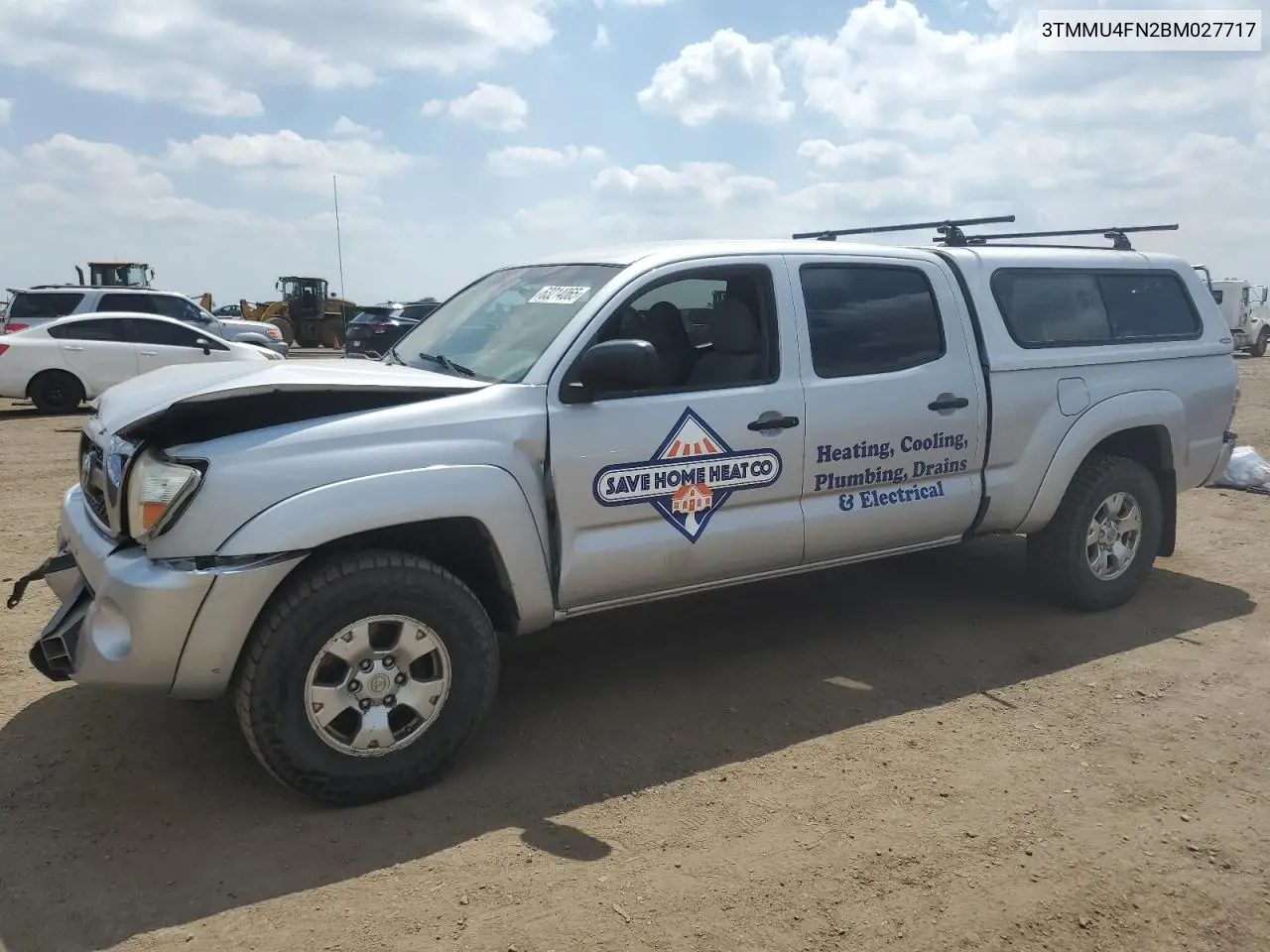 2011 Toyota Tacoma Double Cab Long Bed VIN: 3TMMU4FN2BM027717 Lot: 63214065