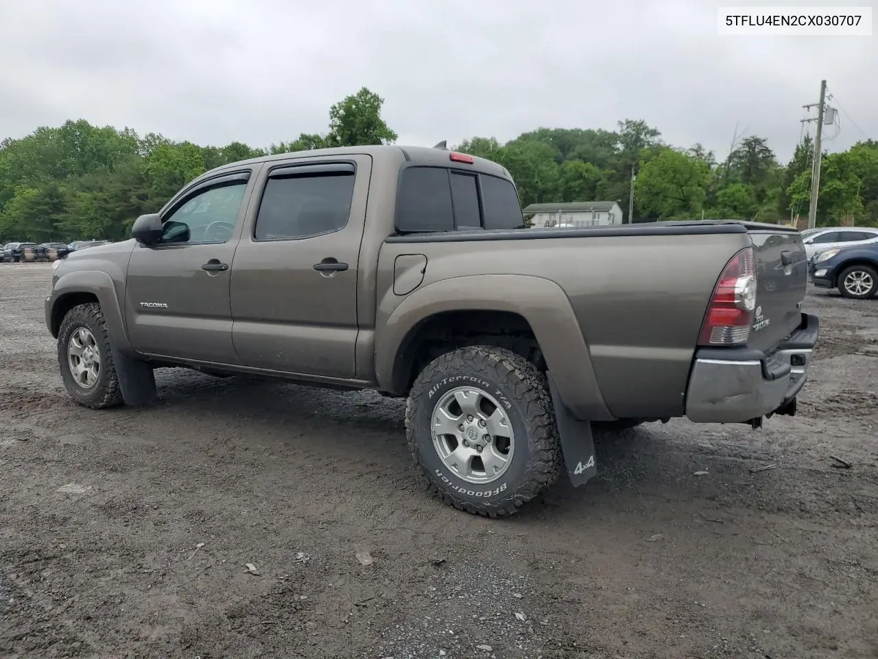 2012 Toyota Tacoma Double Cab VIN: 5TFLU4EN2CX030707 Lot: 56797575