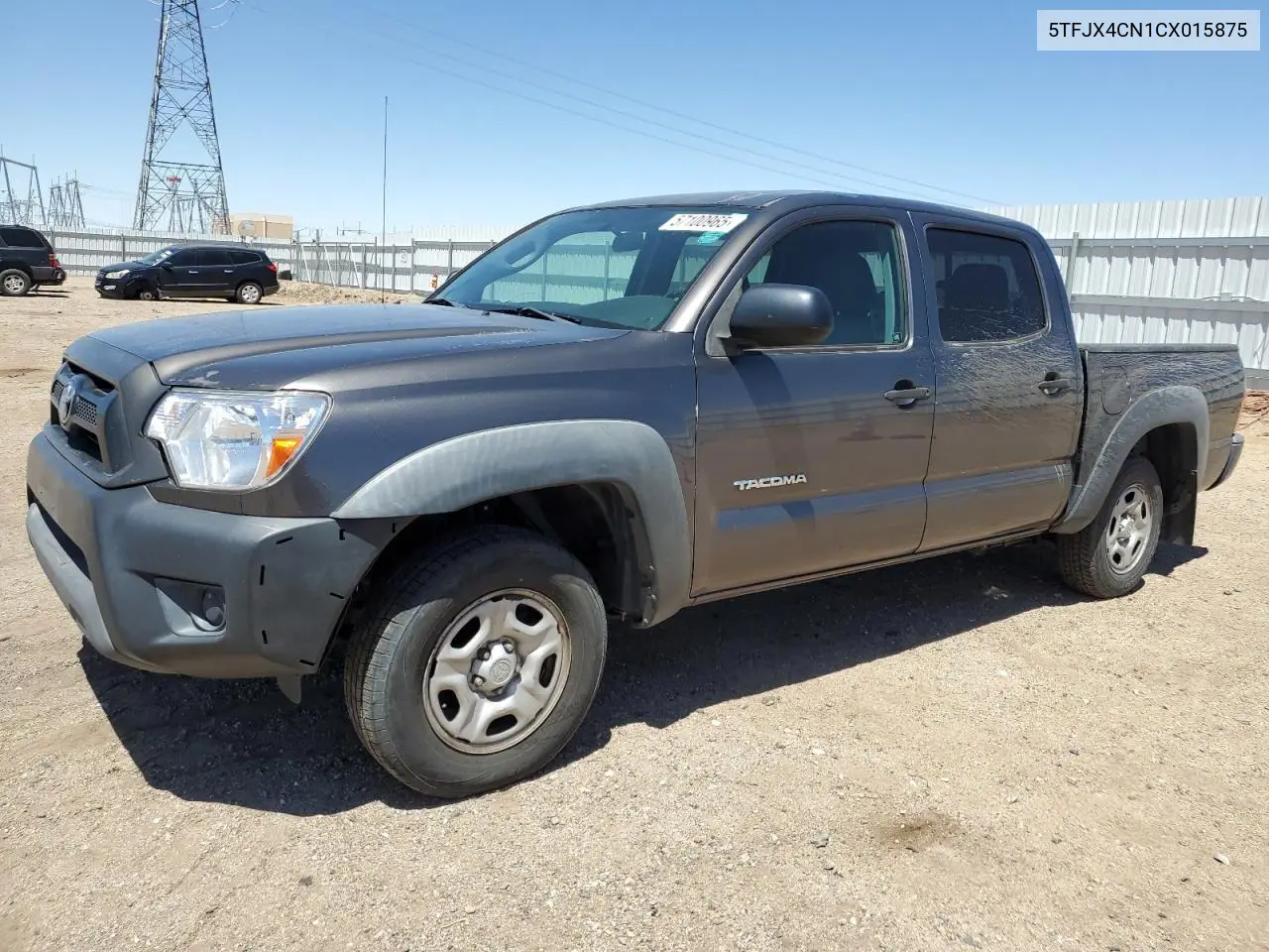 5tfjx4cn1cx015875 5TFJX4CN1CX015875 2012 Toyota Tacoma Double Cab