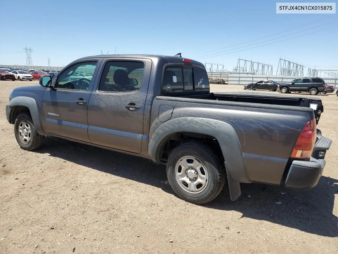 5tfjx4cn1cx015875 5TFJX4CN1CX015875 2012 Toyota Tacoma Double Cab