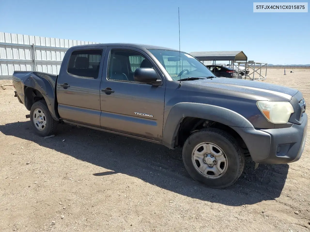 5tfjx4cn1cx015875 5TFJX4CN1CX015875 2012 Toyota Tacoma Double Cab