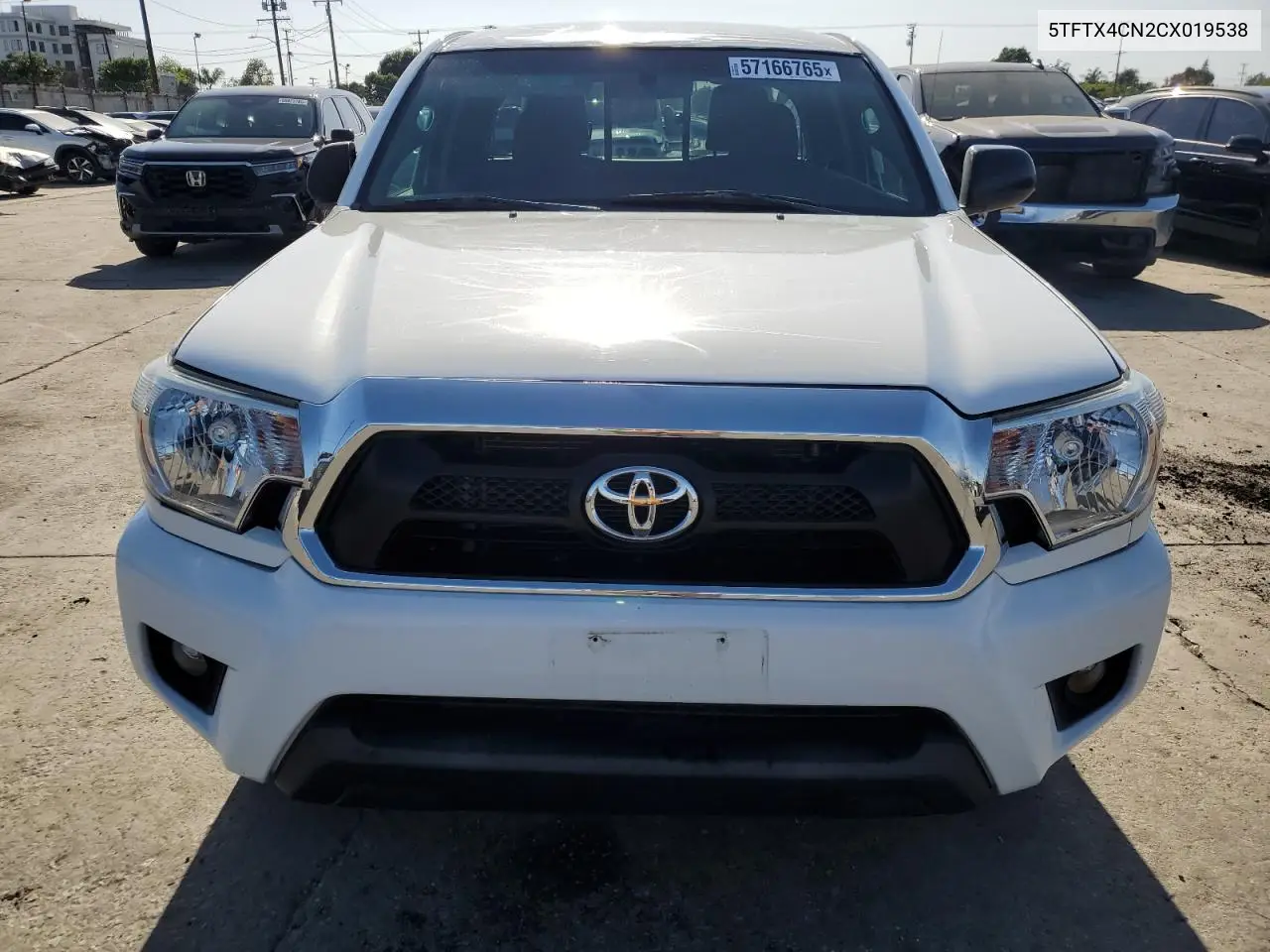 2012 Toyota Tacoma Access Cab VIN: 5TFTX4CN2CX019538 Lot: 57166765