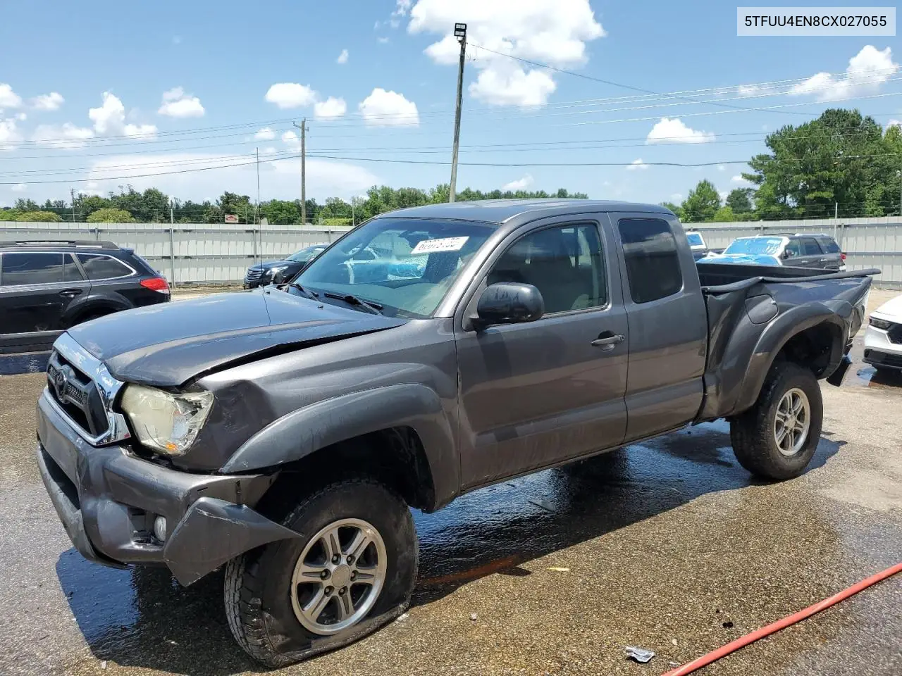 2012 Toyota Tacoma VIN: 5TFUU4EN8CX027055 Lot: 62673155