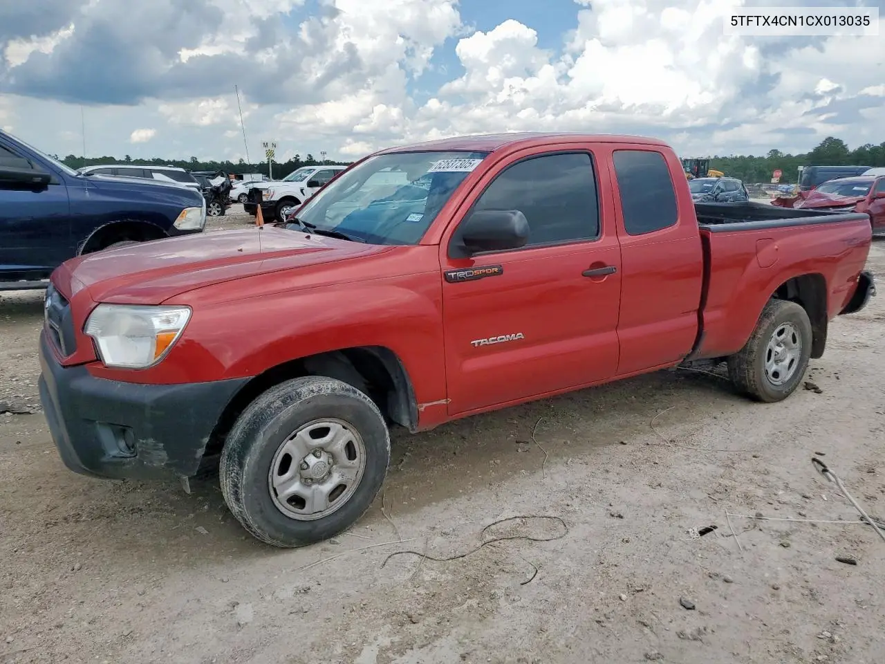 2012 Toyota Tacoma Access Cab VIN: 5TFTX4CN1CX013035 Lot: 62837305