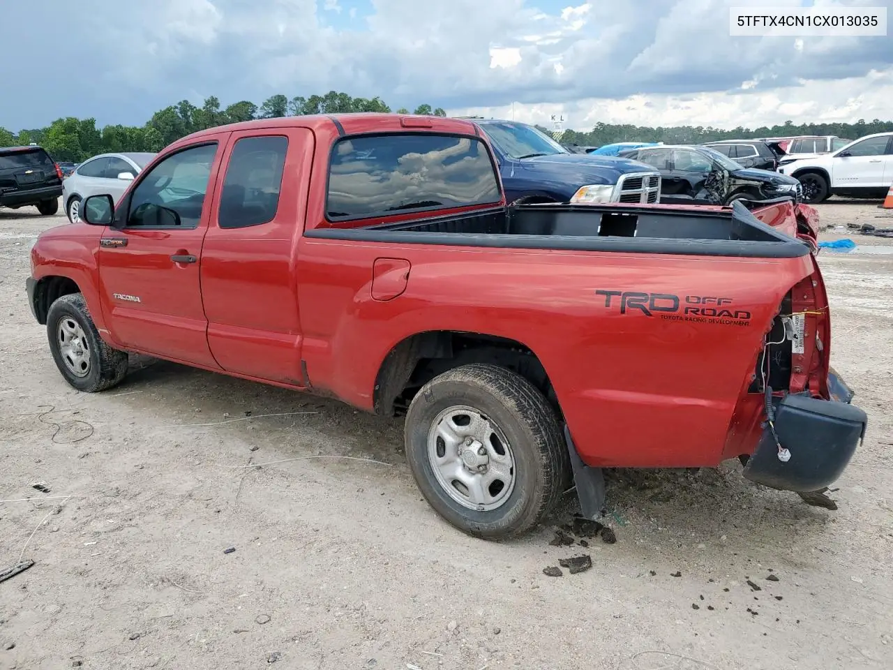 2012 Toyota Tacoma Access Cab VIN: 5TFTX4CN1CX013035 Lot: 62837305