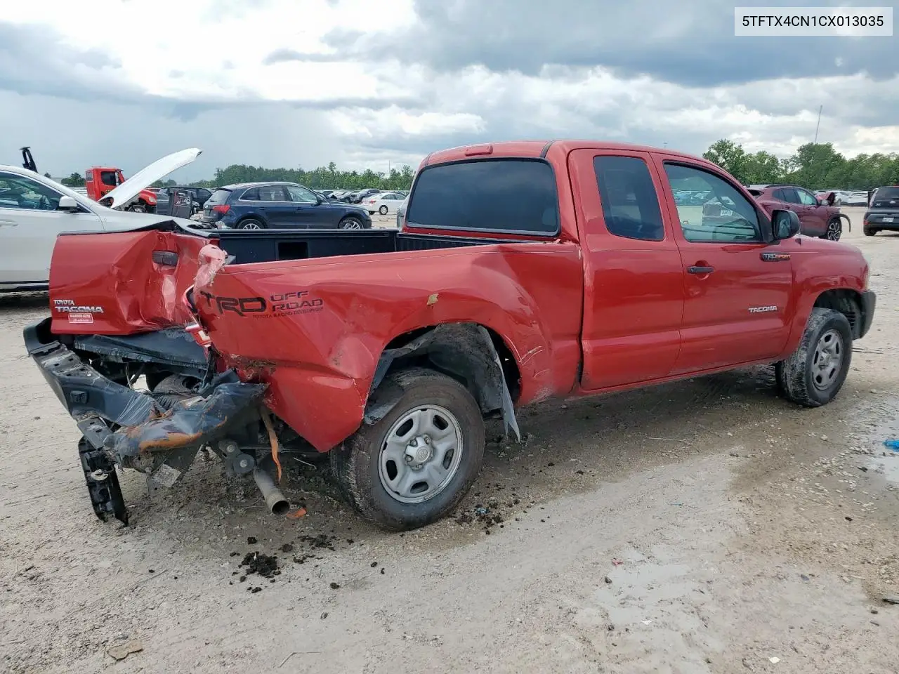 2012 Toyota Tacoma Access Cab VIN: 5TFTX4CN1CX013035 Lot: 62837305