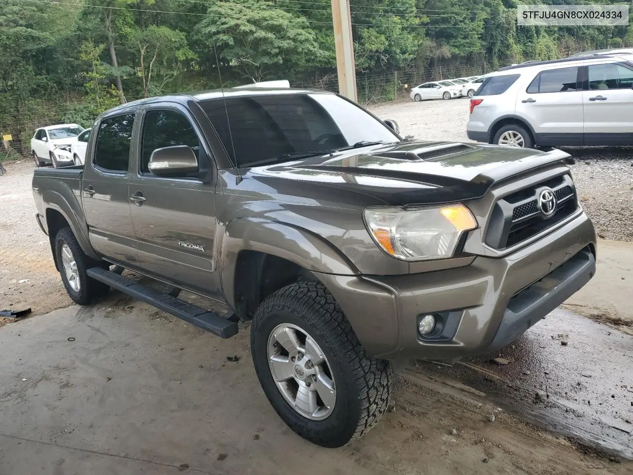 2012 Toyota Tacoma Double Cab Prerunner VIN: 5TFJU4GN8CX024334 Lot: 62858355