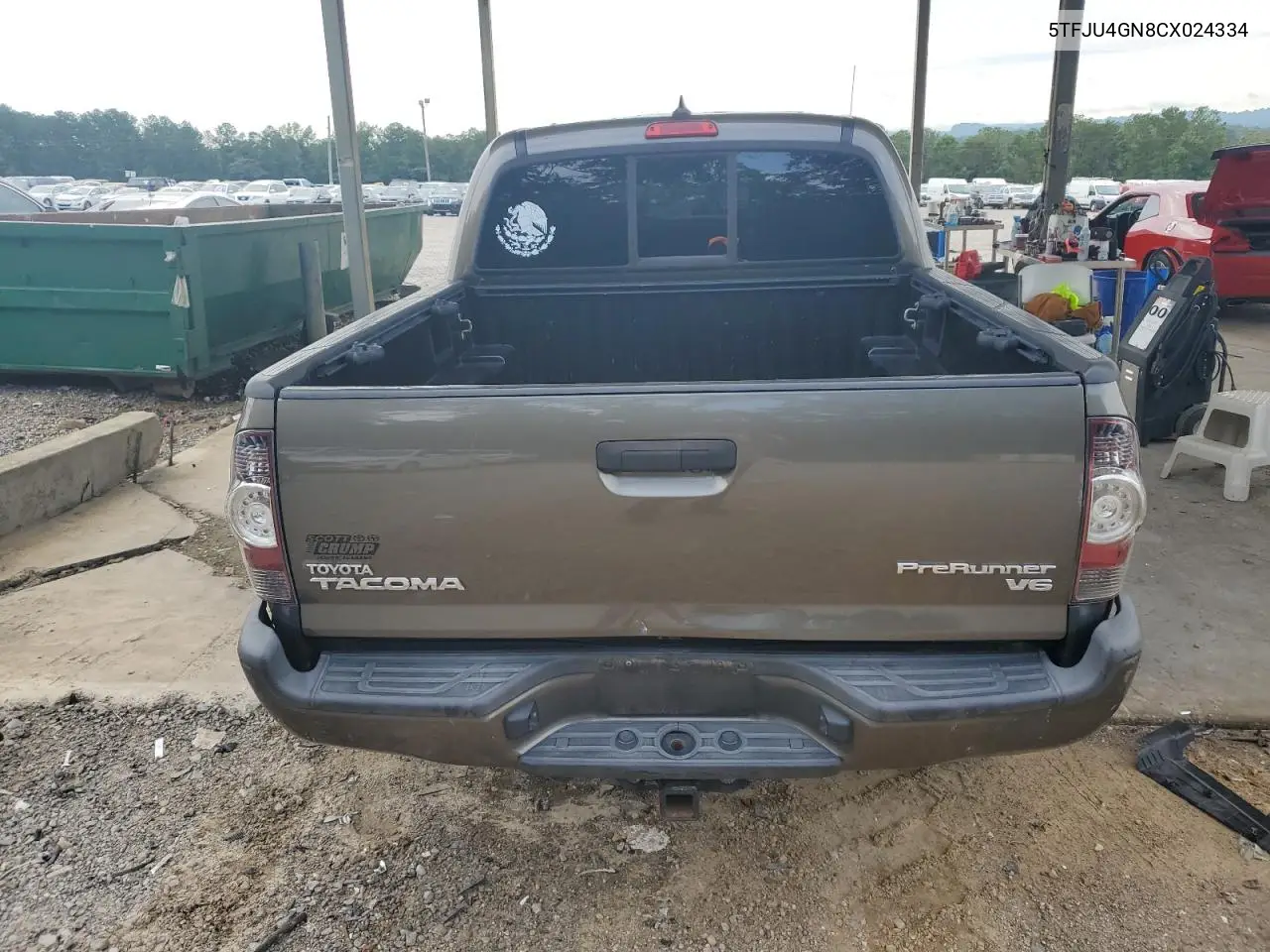 2012 Toyota Tacoma Double Cab Prerunner VIN: 5TFJU4GN8CX024334 Lot: 62858355