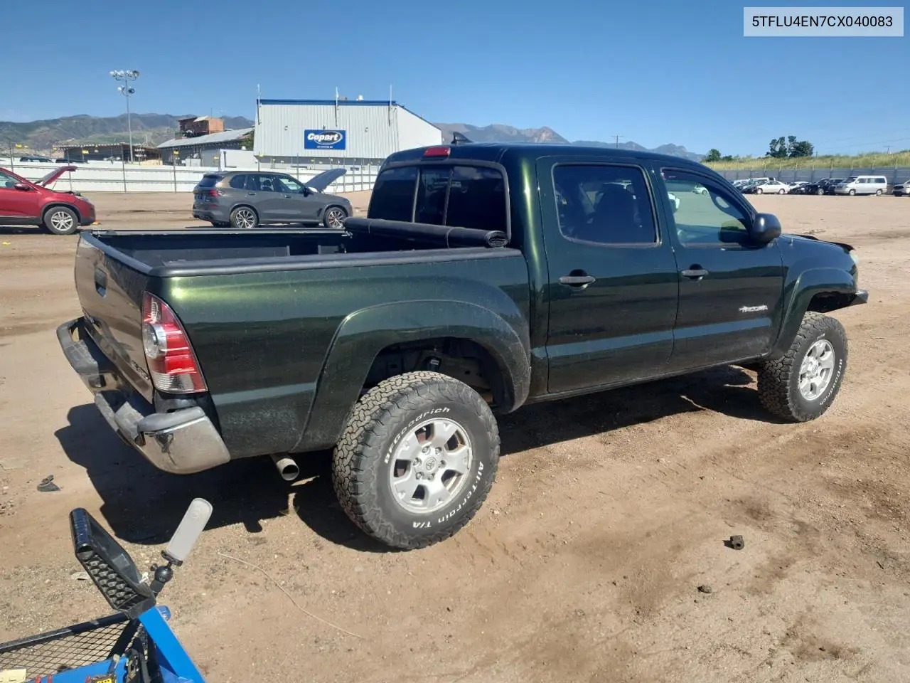 2012 Toyota Tacoma Double Cab VIN: 5TFLU4EN7CX040083 Lot: 62944205