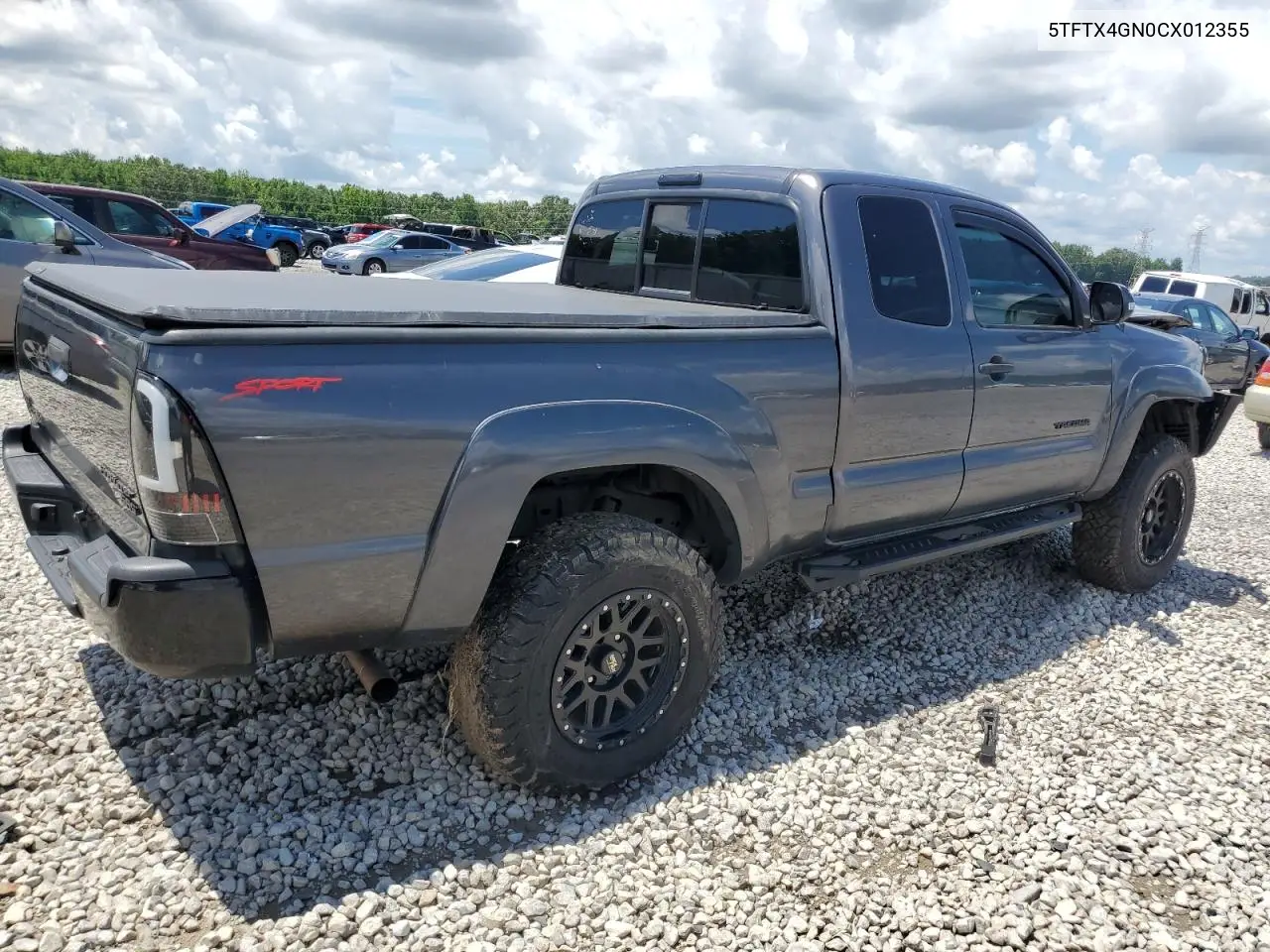 2012 Toyota Tacoma Prerunner Access Cab VIN: 5TFTX4GN0CX012355 Lot: 63069785