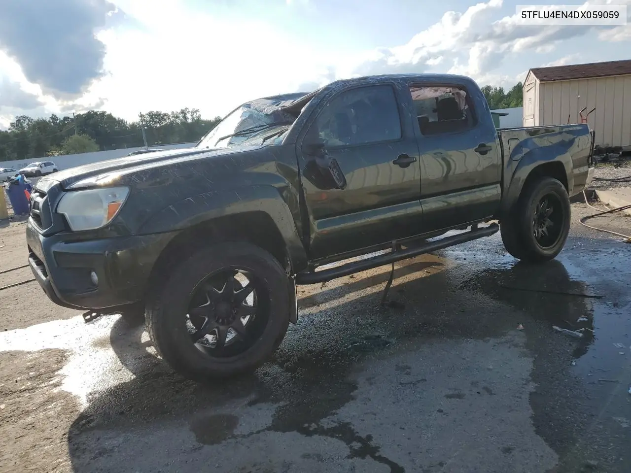 2013 Toyota Tacoma Double Cab VIN: 5TFLU4EN4DX059059 Lot: 56977495