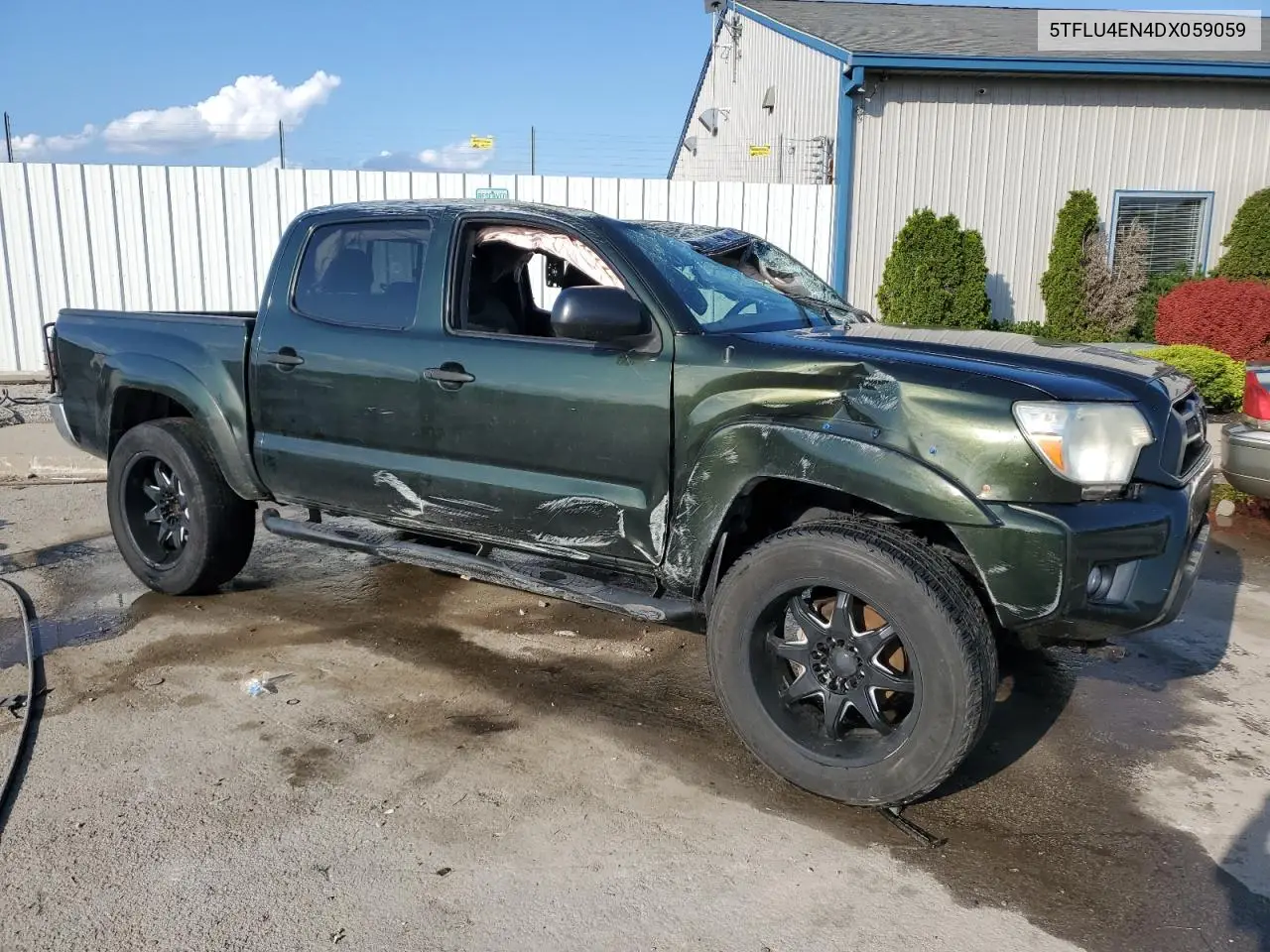 2013 Toyota Tacoma Double Cab VIN: 5TFLU4EN4DX059059 Lot: 56977495