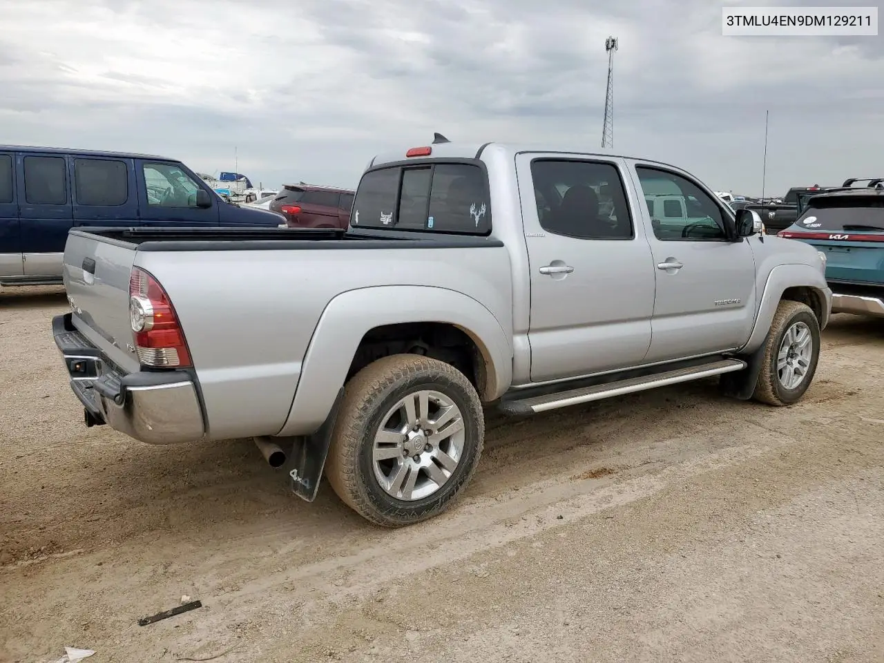2013 Toyota Tacoma Double Cab VIN: 3TMLU4EN9DM129211 Lot: 62223235