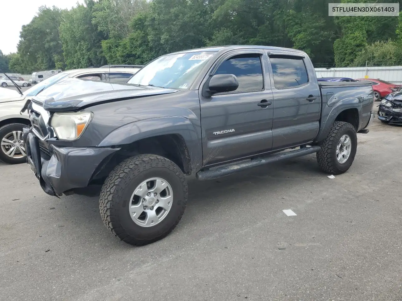 2013 Toyota Tacoma Double Cab VIN: 5TFLU4EN3DX061403 Lot: 62458875