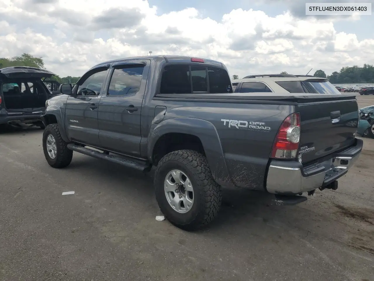 2013 Toyota Tacoma Double Cab VIN: 5TFLU4EN3DX061403 Lot: 62458875