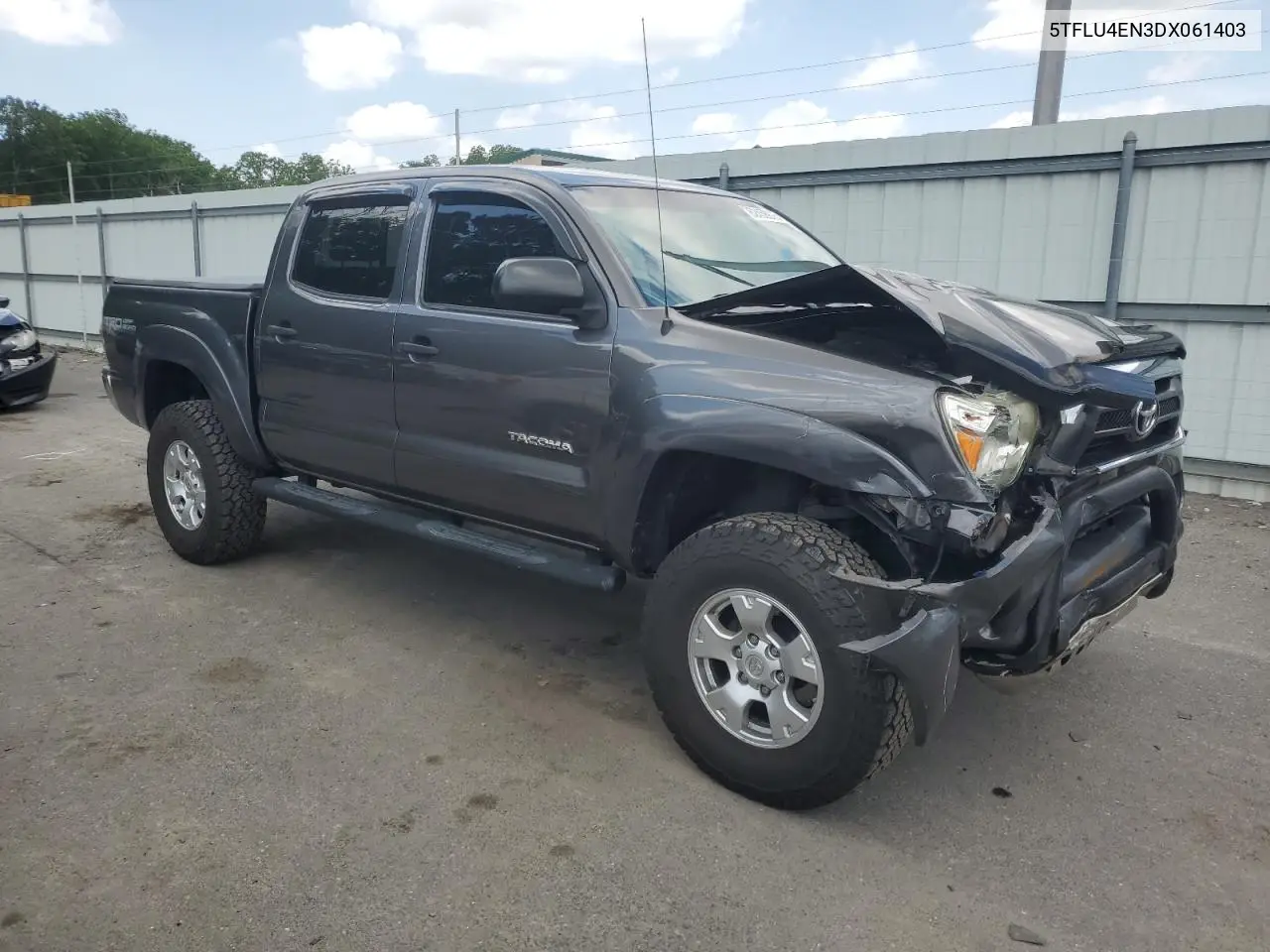 2013 Toyota Tacoma Double Cab VIN: 5TFLU4EN3DX061403 Lot: 62458875